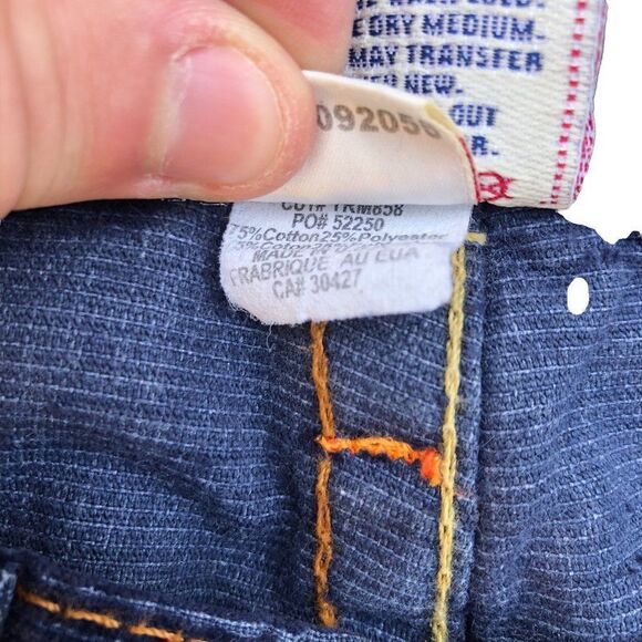 True Religion Jeans Size 34 RICKY Corduroy Blue - Picture 6 of 12